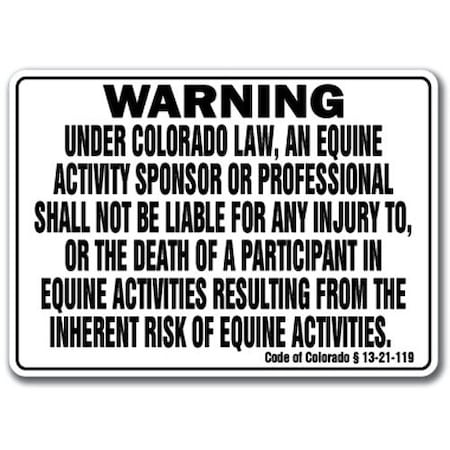 Signmission 14 in Height, Vinyl, 14" x 10", WS-D-1014-Colorado WS-D-1014-Colorado